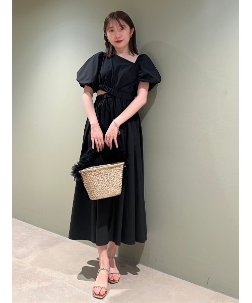 SNIDEL ワンピース 「WEB限定」サイドカットアウトワンピース  