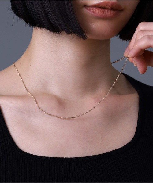 ネックレス LH Petite Modern ハーフラウンドチェーン/K10ゴールド メンズ レディースの画像