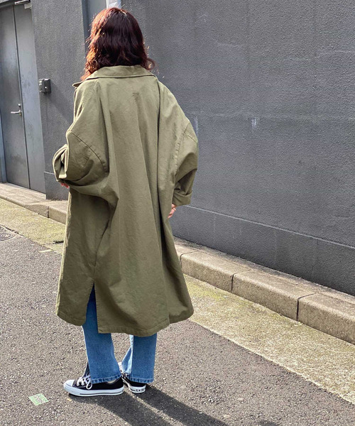 CANAL JEAN」 「Via.J」コート ONE SIZE カーキ レディース レディース  