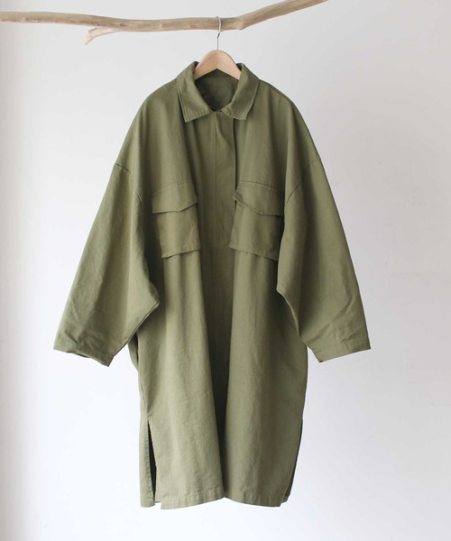 CANAL JEAN」 「Via.J」コート ONE SIZE カーキ レディース レディース  