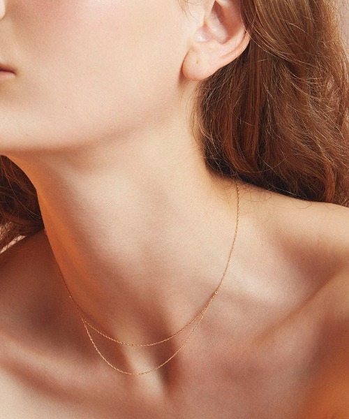ネックレス 「les bonbon」 scalap necklace / スカラップネックレス レディースの画像