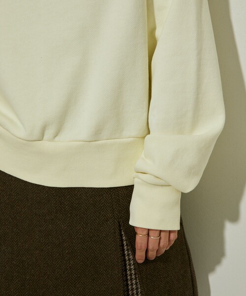 nautica ベージュ クルーネック トレーナー　無地　ナイロントレーナー FREAK'S STORE（フリークスストア） トレーナー スウェット NAUTICA