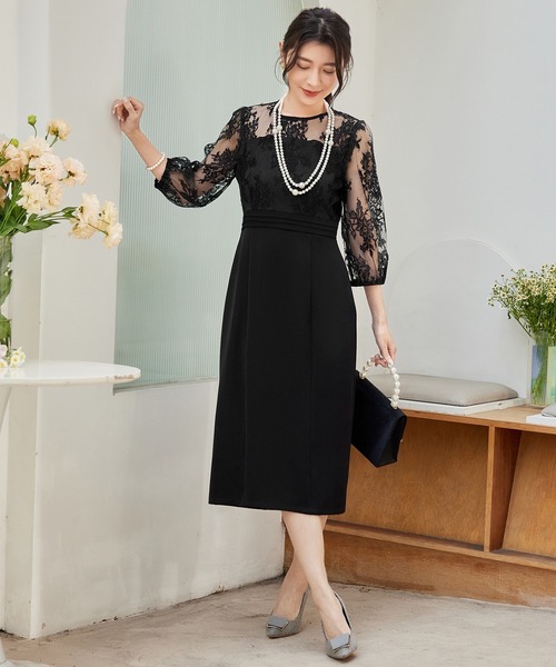 DRESS+ ドレス パーティードレス レディース ワンピース 結婚式