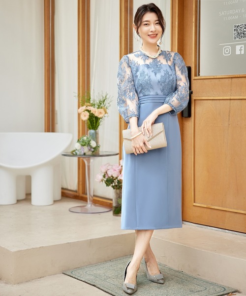 DRESS+ ドレス パーティードレス レディース ワンピース 結婚式