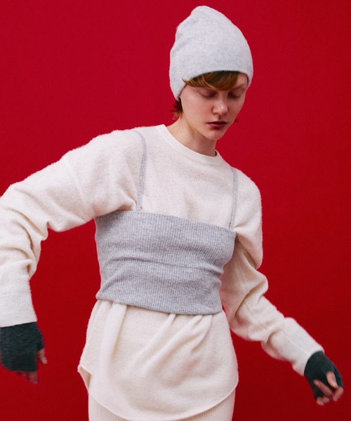 Elegancese ニット帽 ニットキャップ 「elegancese」sheer beanie