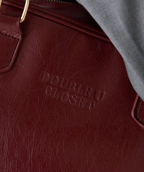 w closet（ダブルクローゼット） ボストンバッグ スクエアボストンBAG