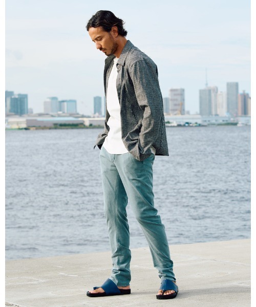 wjk シャツ switching texture shirt メンズ : ZOZOTOWN Yahoo