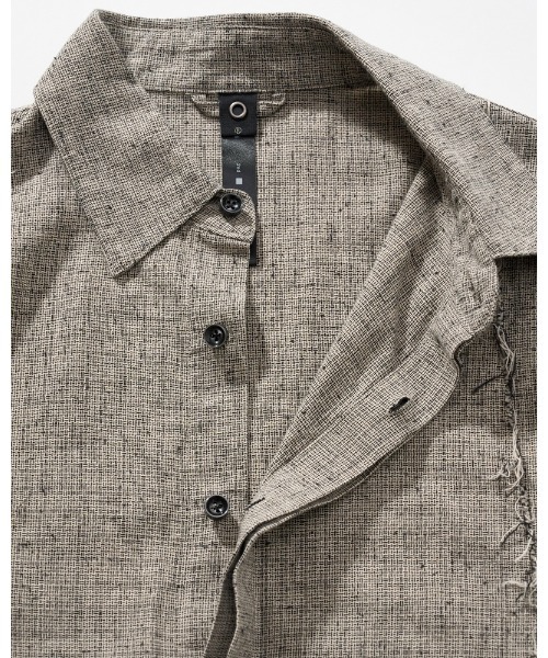 wjk シャツ switching texture shirt メンズ : ZOZOTOWN Yahoo