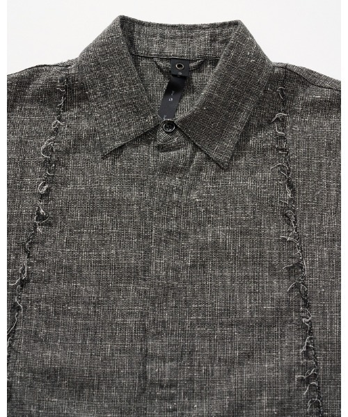 wjk シャツ switching texture shirt メンズ : ZOZOTOWN Yahoo
