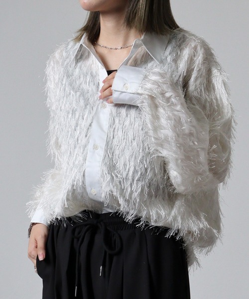 REGIEVO（レジエボ） シャツ Cleric feather long sleeve shirt 