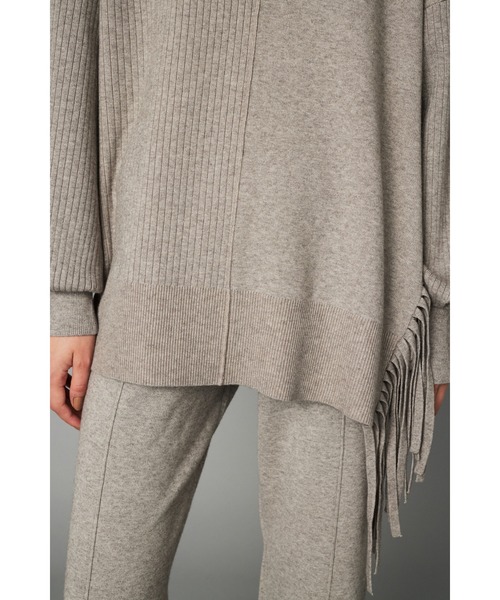 ニット セーター Fringe knit tops　　フリンジニットトップス レディース HeRIN.CYE ニット セーター Fringe knit tops フリンジニット