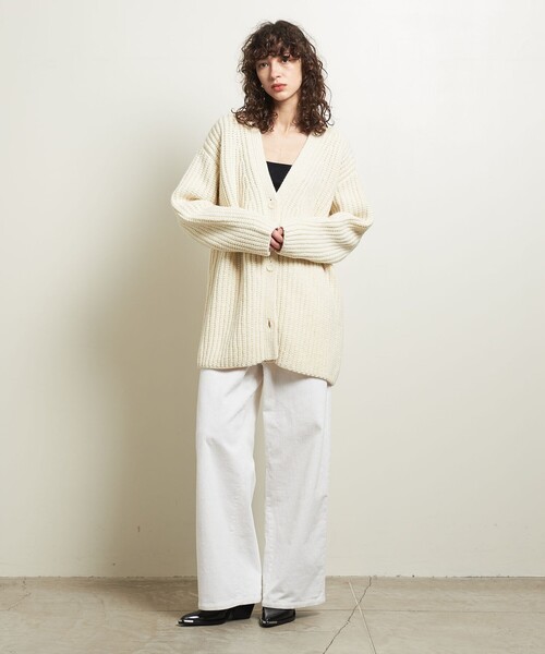 ATTISESSION カーディガン 「ATTISESSION」アゼ ビッグ レディース  