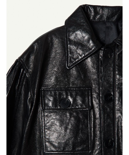 leinwande（ラインヴァンド） ブルゾン アウター Leather Shirts