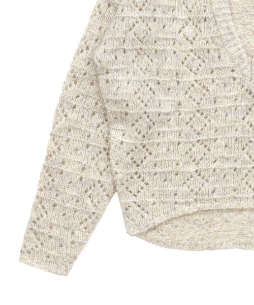 select MOCA（セレクトモカ） ニット セーター 柄編みメランジVネック