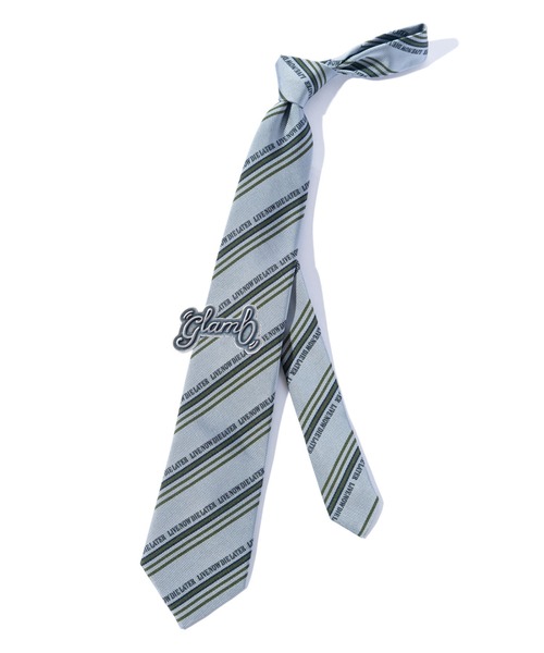 glamb（グラム） ネクタイ Regimental Tie ＆ Pin Set / レジメンタル