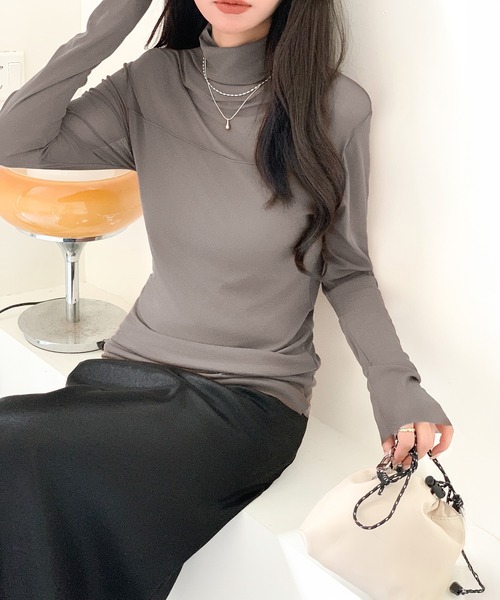tシャツ シアーカットTEE レディース Kotoe tシャツ シアートップス シースルーカットソー 五分袖