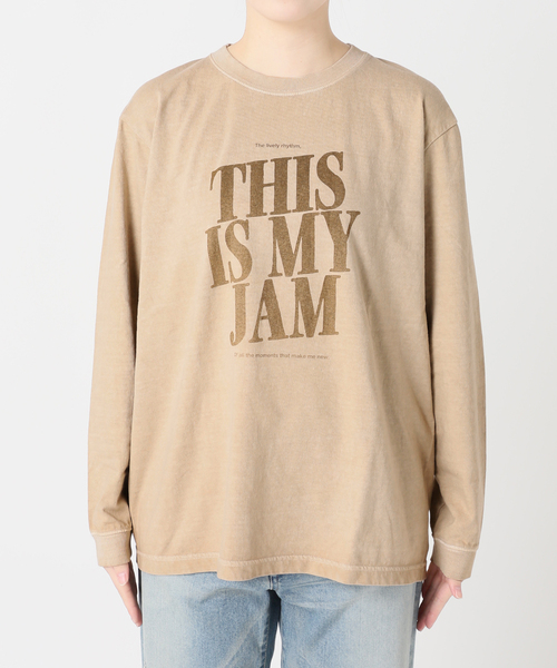 tシャツ GOOD ROCK SPEED/グッドロックスピード 別注 THIS IS MYJAM LST レディース FRAMeWORK｜GOOD ROCK SPEED/グッドロックスピード 別注 THIS IS