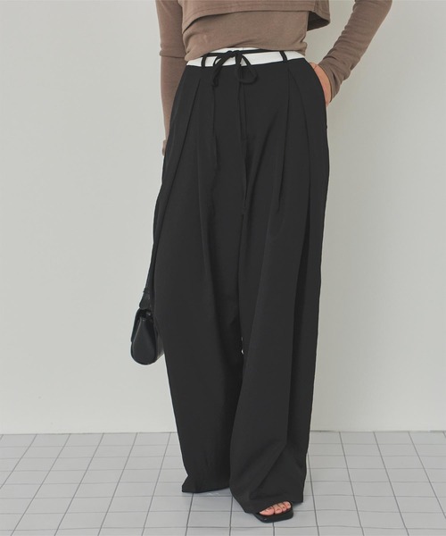 Heve リボンドットパンツ ブラック ヘイヴ 38 ヘイヴ パンツ Heve へイヴ リボンドットパンツ ブラック 38 新品 タグ付き Heve