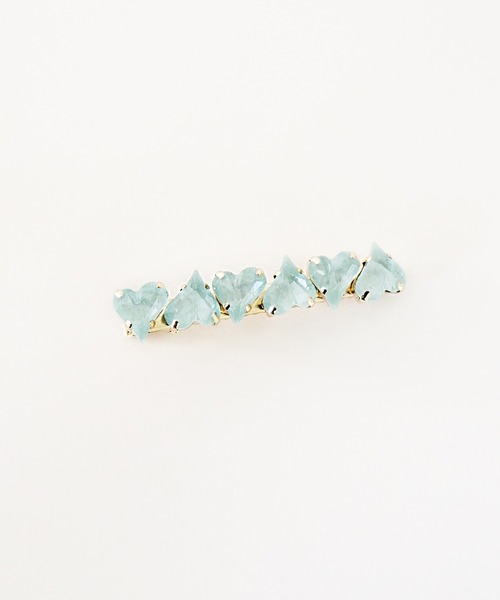 Casselini（キャセリーニ） ヘアクリップ ハートビジューヘアクリップ