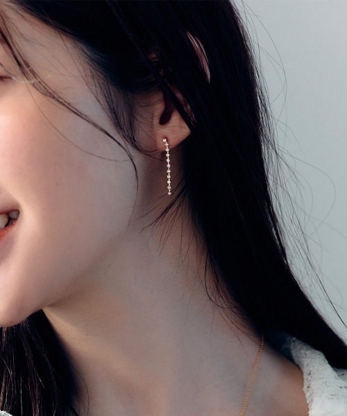 『JOLIE 』ピアス Jolie Toujours（ジョリトゥジュール） ピアス 「K18GP」ライン
