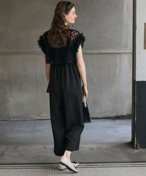 BONLECILL noir パンツドレス 「BONLECILL noir」2wayダブル