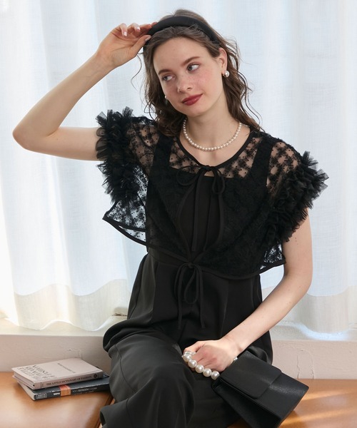 バッグ付き！BONLECILL noir パンツドレス BONLECILL noir パンツドレス 「BONLECILL noir」2wayダブル