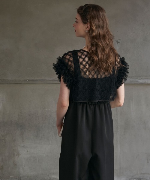 BONLECILL noir パンツドレス 「BONLECILL noir」2wayダブル