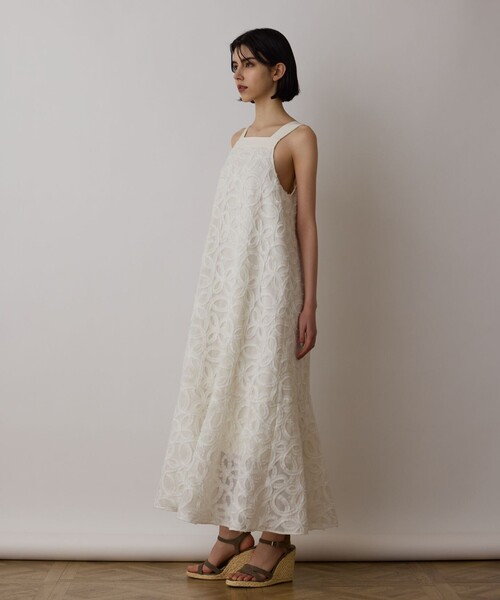 グレースコンチネンタル（GRACE CONTINENTAL）/テープ刺繍メッシュワンピース GRACE CONTINENTAL（グレースコンチネンタル） ワンピース テープ刺繍