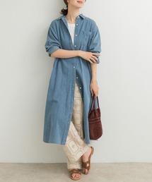 ワンピース ライトコットンデニムシャツワンピース｜ZOZOTOWN Yahoo!店