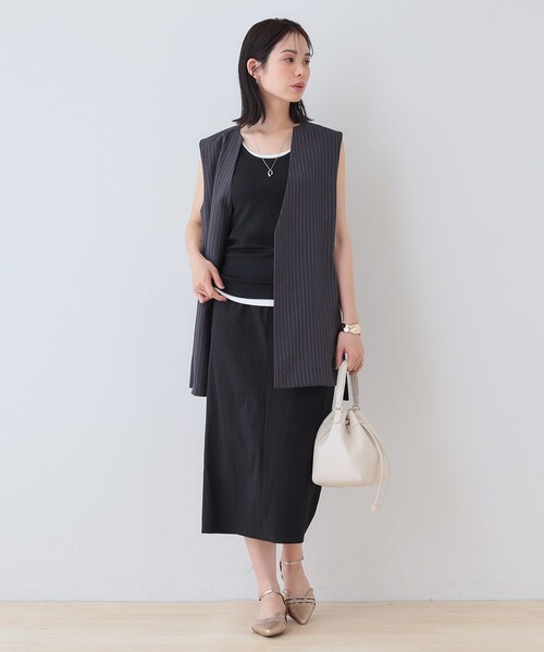 INDIVI スカート 春SALE！「洗える／SETUP可能／UVケア