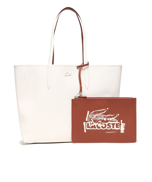 LACOSTE トートバッグ アンナシーズナル リバーシブルトート