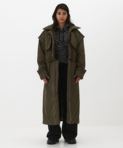 宮廷御用達 LODENFREY ローデン 2way ミリタリー モッズコート BEEDEN ミリタリージャケット モッズコート 2WAY BLOUSON LONG COAT