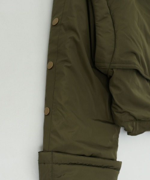 【レア】エマスライ2WAY HOODED MILITARY コート nude:masahiko maruyama - MULTI ZIP MILITARY HOODIE COAT