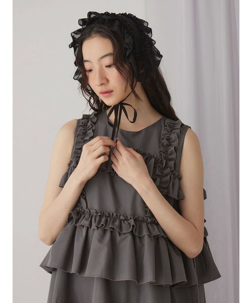 merry jenny レース ヘッドドレス merry jenny カチューシャ ribbon lace headdress / リボン