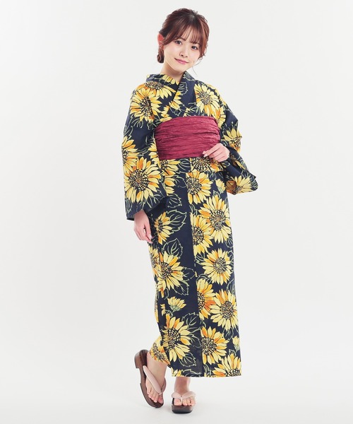 Honeys セパレート浴衣　ブラック セパレート浴衣（ワンピースタイプ）: 浴衣｜ハニーズ公式通販