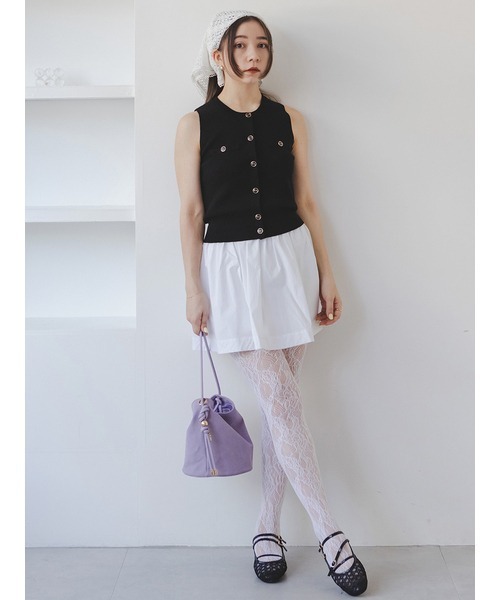 完売色♥️新作新品✨ スナイデル Sustainableニットジレプルオーバー Sustainableニットジレプルオーバー(ニット)｜トップス｜SNIDEL