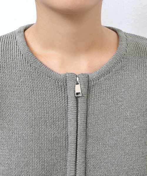 「andme」 「alma design」カーディガン FREE ネイビー レディース_画像5