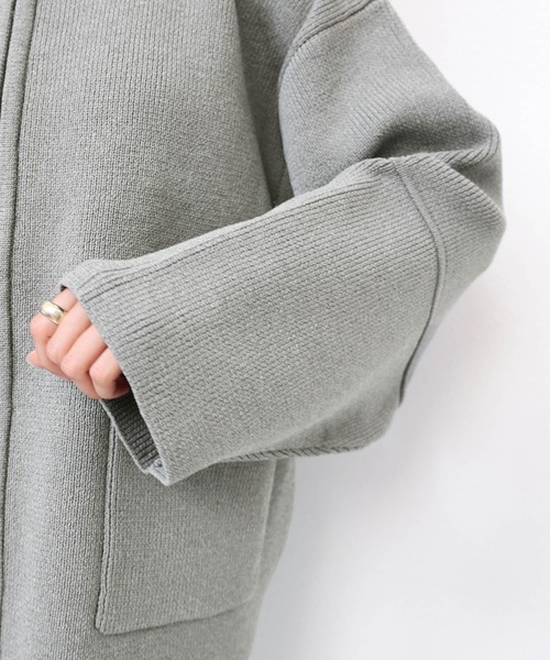 「andme」 「alma design」カーディガン FREE ネイビー レディース_画像7