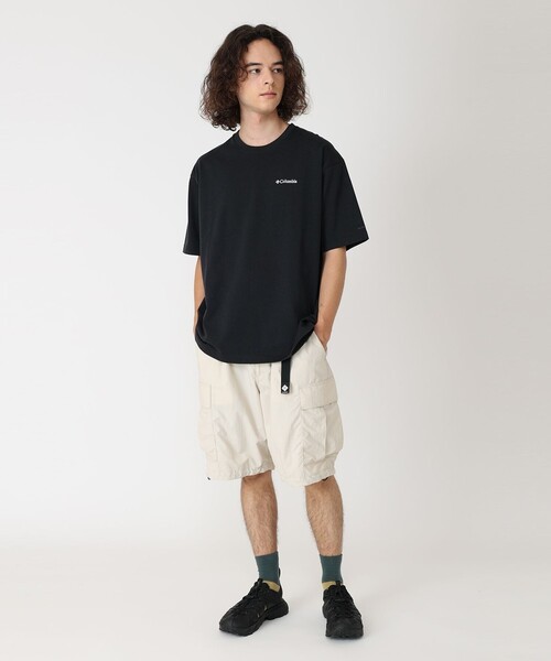 ★★Columbia★★ CU SIGNATURE CARGO NYLON SHORTS PANTS Black Columbia パンツ Columbia／シュガーブルック ショーツ
