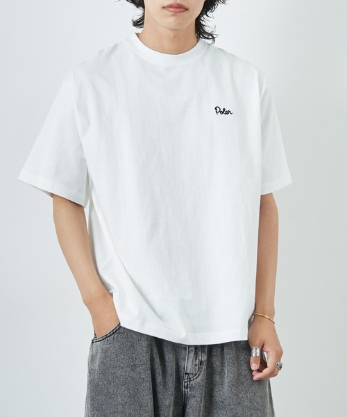 tシャツ 「POLeR/ポーラー」 別注 フラワー バックプリント ショートスリーブTシャツ レディース メンズ セール】[POLeR/ポーラー] 別注 POPPY フラワーバックプリント