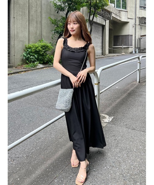 snidel バックデザインワンピース SNIDEL ワンピース 「WEB限定」バックデザインワンピース