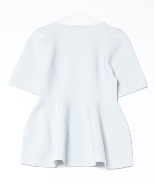 HUIT bouquet ニット セーター スカラップネック ホール