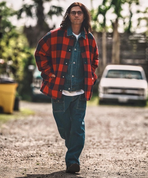 WONDER WALL MOTEL コート ジャケット mj10806- CHECK COACH JKT