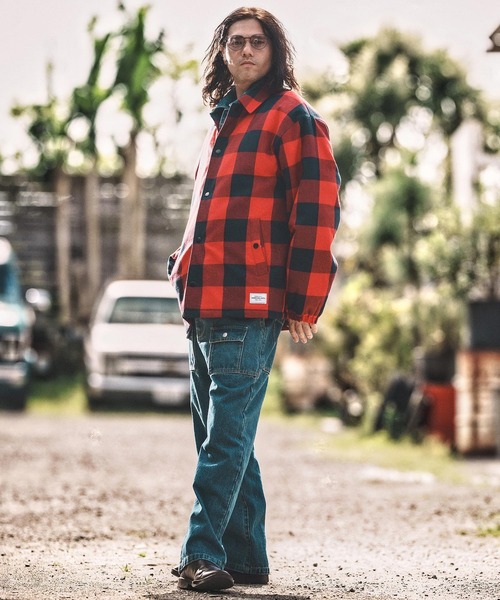 WONDER WALL MOTEL コート ジャケット mj10806- CHECK COACH JKT