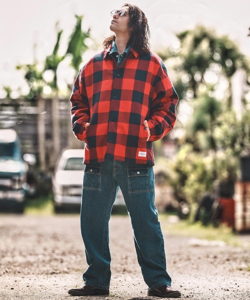 WONDER WALL MOTEL コート ジャケット mj10806- CHECK COACH JKT