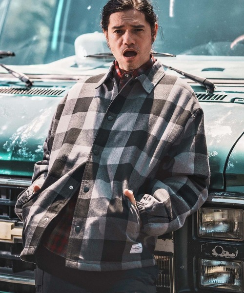 WONDER WALL MOTEL コート ジャケット mj10806- CHECK COACH JKT
