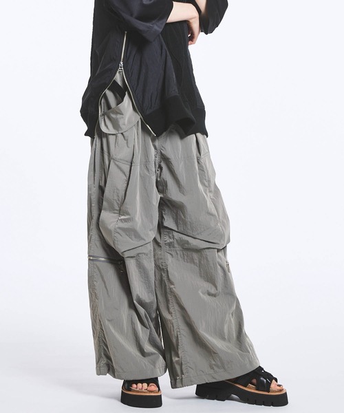 MAISON SPECIAL パンツ 「UNISEX」Parachute Wide Pants