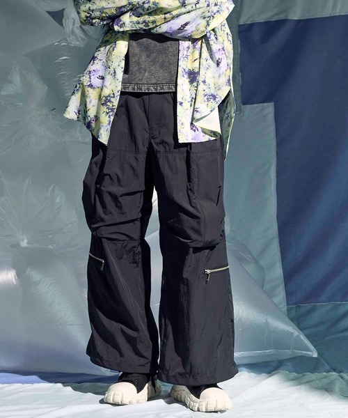 MAISON SPECIAL スラックス パンツ Linen High Waist Pants