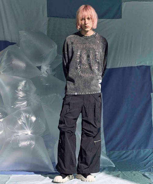 MAISON SPECIAL パンツ 「UNISEX」Parachute Wide Pants