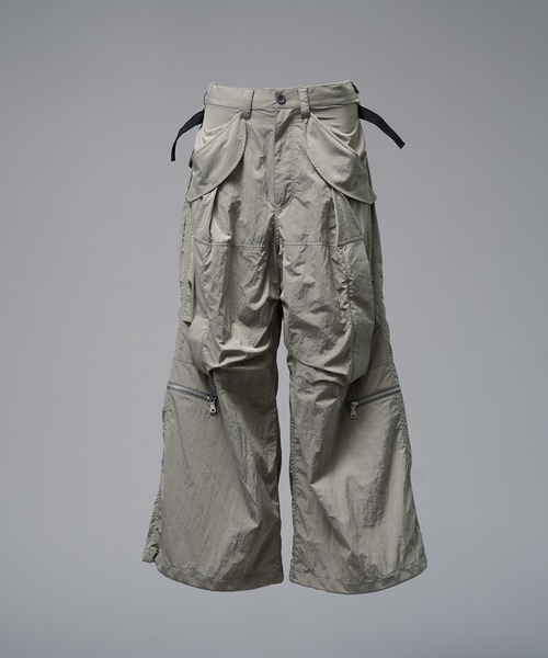 MAISON SPECIAL ワイドパンツ クリーム色 MAISON SPECIAL パンツ 「UNISEX」Parachute Wide Pants